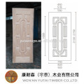 HDF door skin with veneer melamine paper or white primered